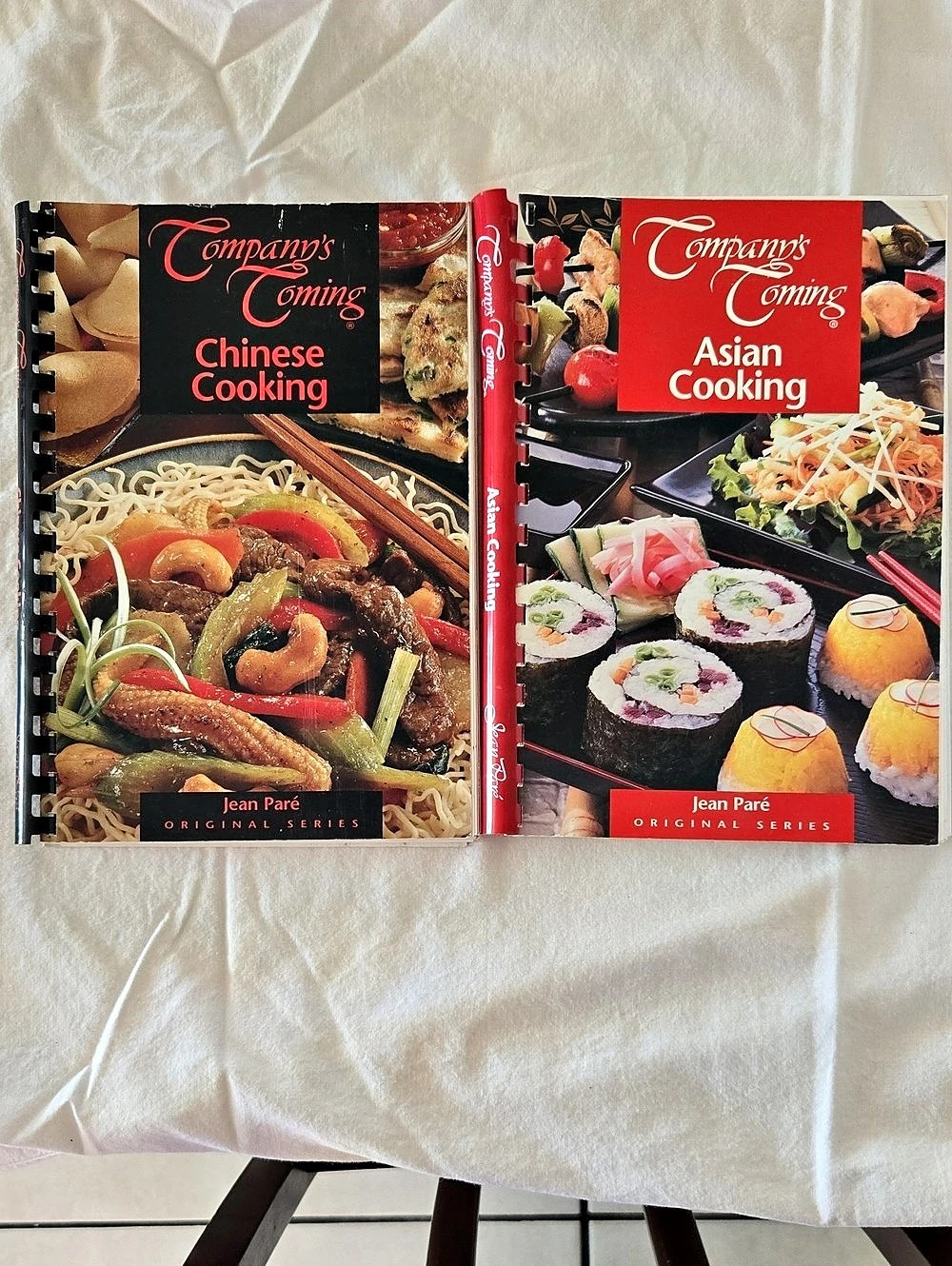 Company's Coming Chinese Cooking and Asian Cooking Cookbooks by Jean Pare